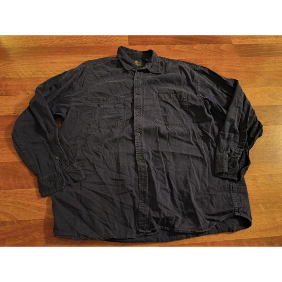 Faded Glory Other - XL Tall Navy Blue Button Up Faded Glory Mens